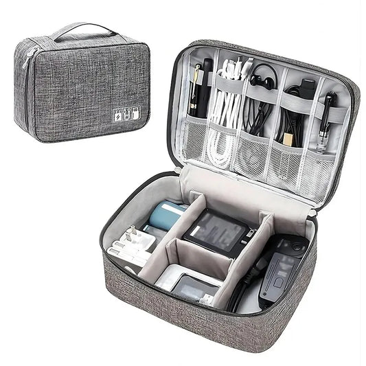 Stay Organized Anywhere with the Waterproof Digital Cable Storage Bag – Your Travel & Home Essential