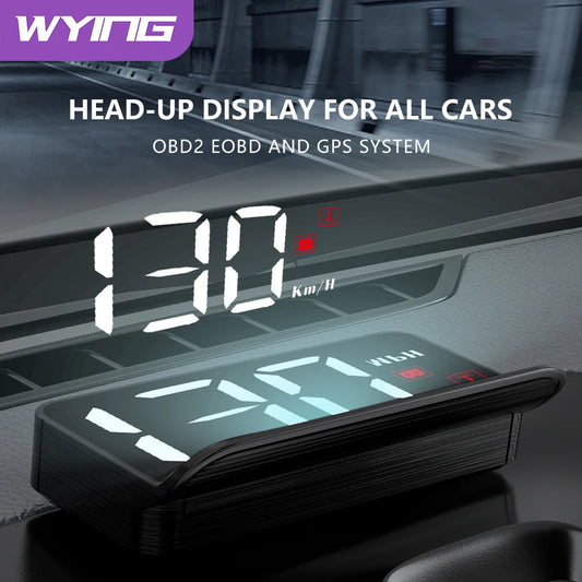 WYING M3 OBD2 GPS Head-Up Display – Advanced Digital Speedometer & Safety Companion for Your Car